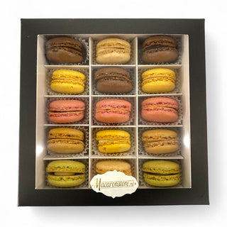 Macarons de Paris 15 stuks in luxe doosje - Macarons - Macaronstore.nl