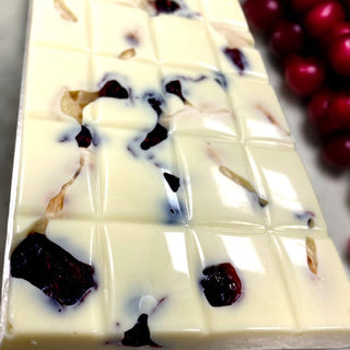 Chocoladereep Wit Cranberry Amandel - Macaronstore.nl