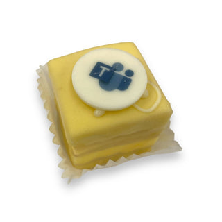 Petit Fours met logo (vanaf 25 stuks) - Macaronstore.nl