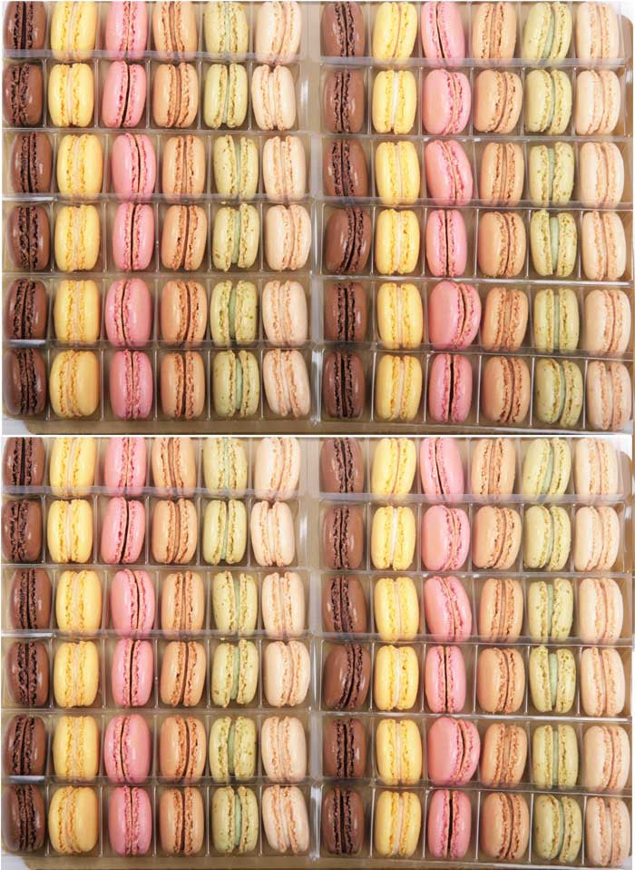 Macarons de Paris per 144 pieces