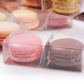 2 Macarons de Paris in transparant doosje - Macaronstore.nl