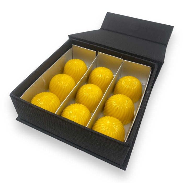9 Creamy eggnog chocolates in a luxury box